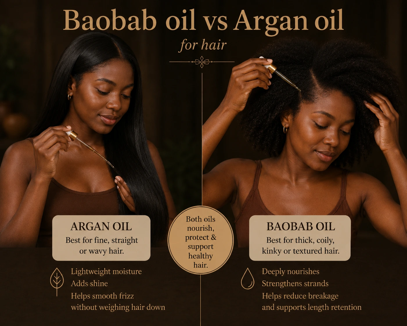 Baobab Oil vs Argan Oil for Hair