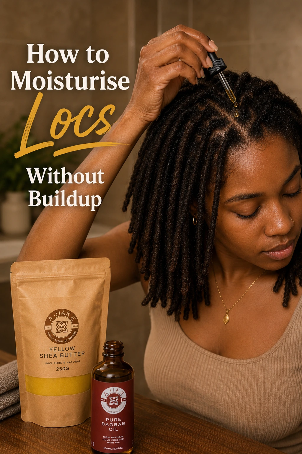 How to Moisturise Locs Without Buildup