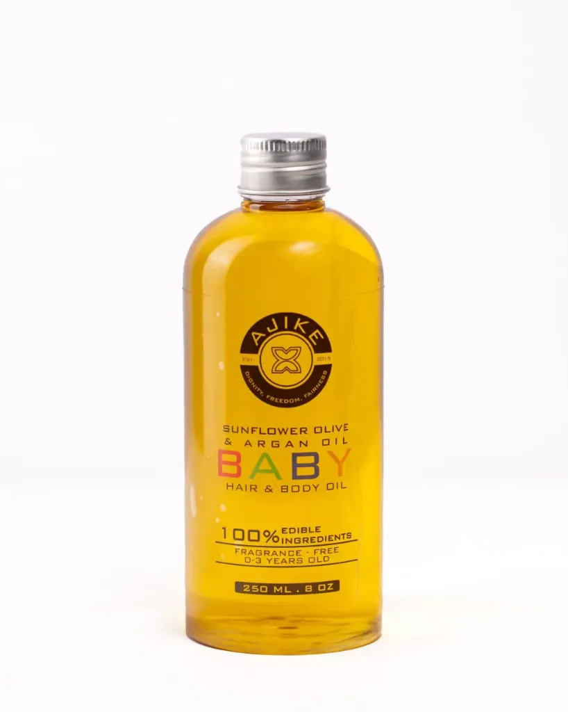 Sunflower Olive & Argan Hair & Body Baby Oil